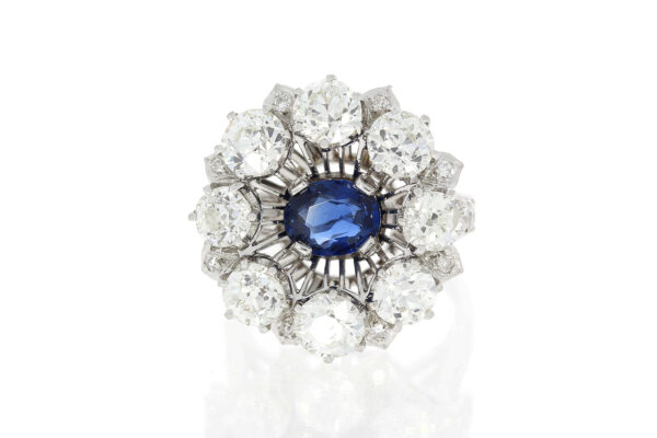 Corrole saphir et diamants – Image 2
